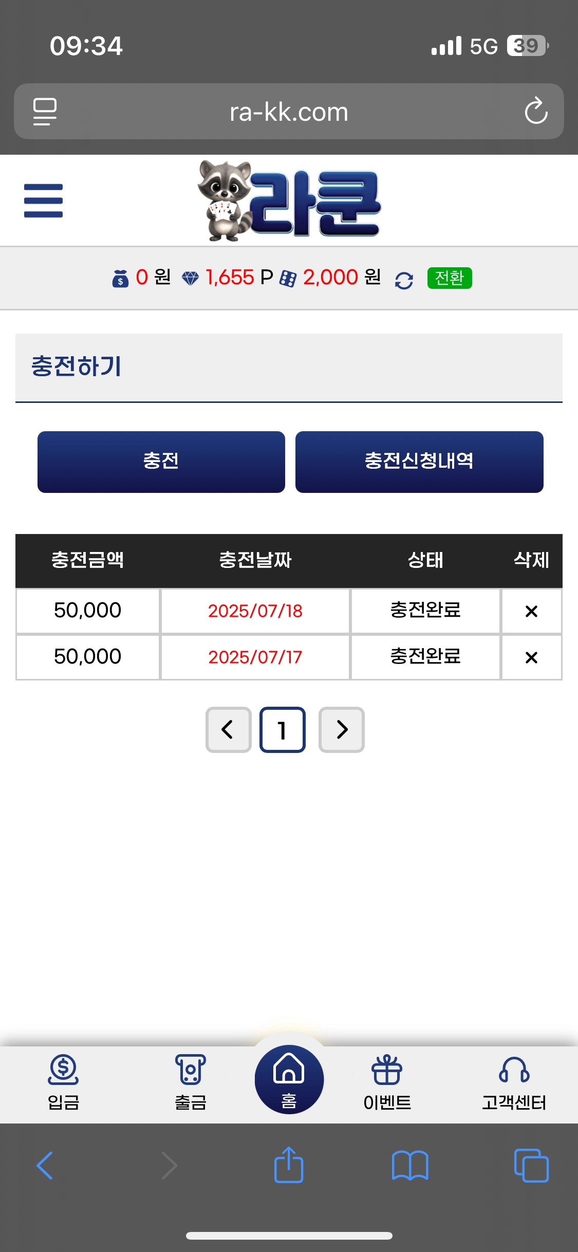 라쿤사이트 후기!